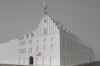 Model vom ZÜBLIN historischen Rathaus in Staubingen. 