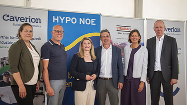 Group photo at the Nordwestbahnhof campus 