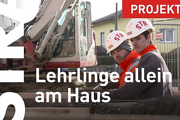 Screenshot eines Videos mit dem Titel Lehrlinge allein im Haus