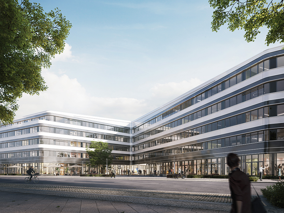 Visualisierung Westend Office in Berlin.