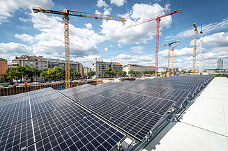 Foto der STRABAG-Photovoltaikanlage