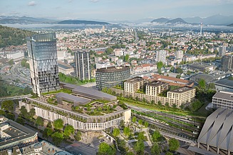 Auch der Auftrag für den zweiten, südlichen Bauabschnitt der Emonika-Projektentwicklung in Ljubljana/Slowenien ging an STRABAG und wird gemeinschaftlich von den Unternehmenseinheiten aus Ljubljana, Belgrad and Budapest ausgeführt