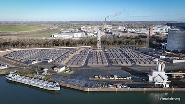 Visualization of the Trianel Battery Park in Waltrop