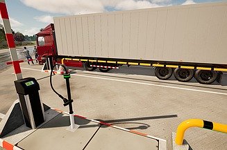 Rendering of a fast-charging station.