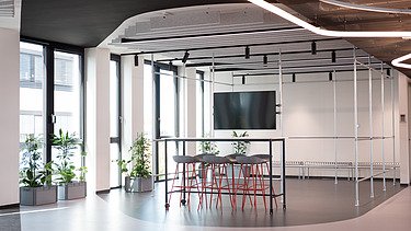 Foto von einem Hubspace im Innovation Center in Stuttgart. 