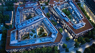 Visualisierung vom Deutsche Patent- und Markenamt in München.