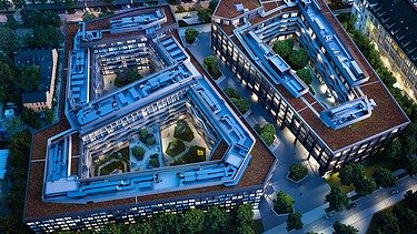 Visualisierung vom Deutsche Patent- und Markenamt in München.