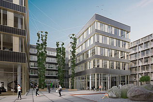 Visualisierung des JobRad Campus Standort Süd.
