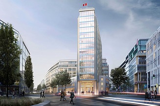 Visualisierung SPRINGER QUARTIER Hamburg.