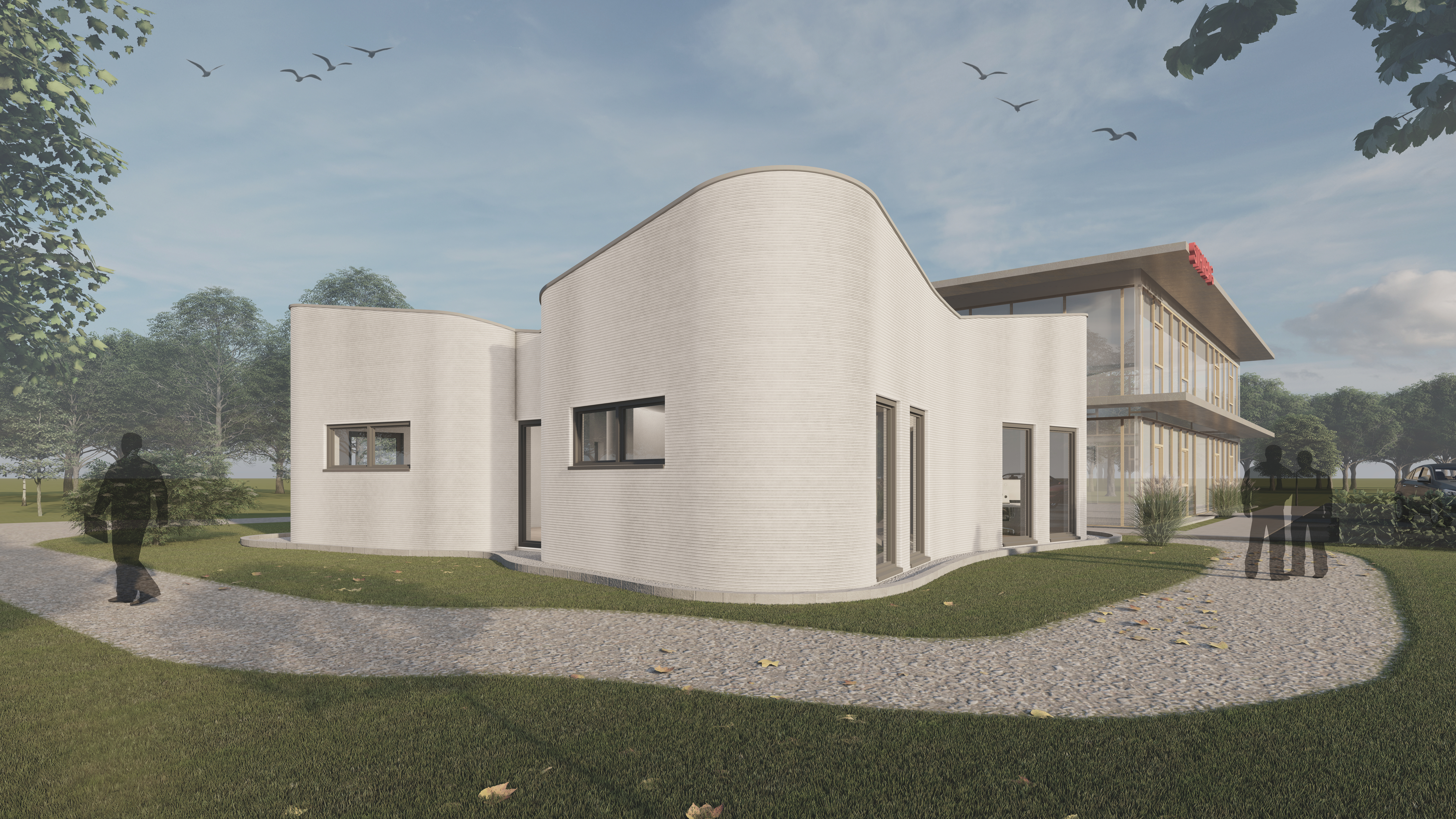 Foto von einem 3D Druck Rendering