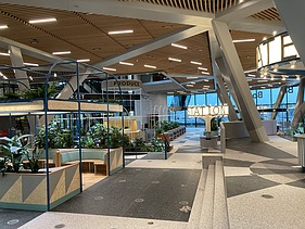 Foto von der „ODE“ in Amsterdam von innen.    