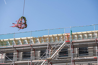 Foto vom Richtkranz des JVA Willich I.