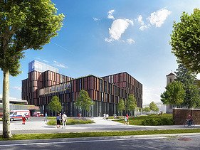 Die neue Zentrale Notaufnahme ist Teil des neuen Zentralbaus der Klinik Favoriten, einem der größten Gesundheitsbauprojekte des Wiener Gesundheitsverbundes.  