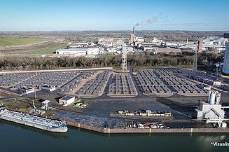 Visualization of the Trianel Battery Park in Waltrop