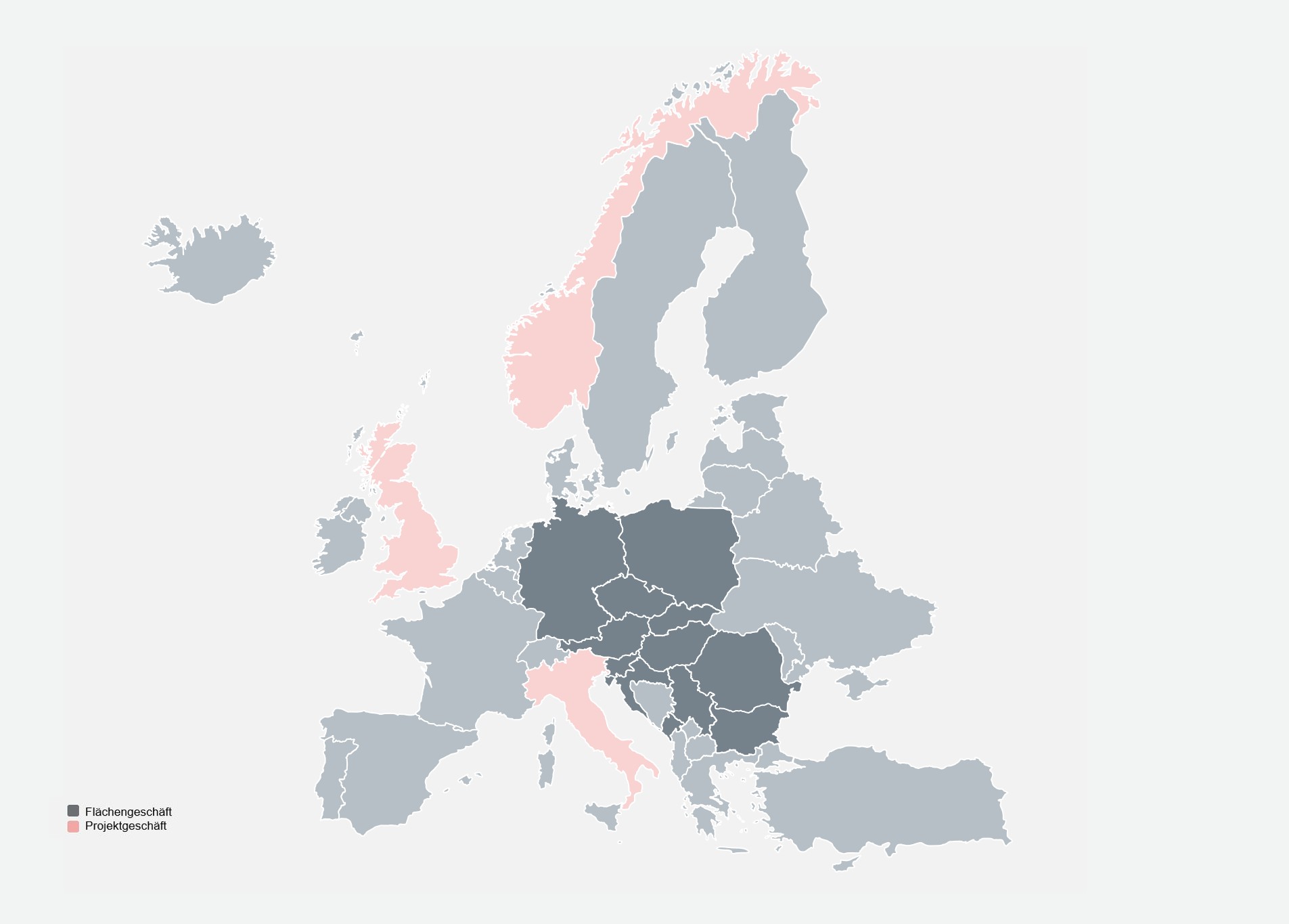 Mit einem Netzwerk von über 300 Standorten ist roxit in zwölf Ländern vertreten und darüber hinaus im internationalen Projektgeschäft tätig.