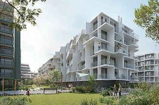 Visualisierung von Stadtentwicklungsprojekt Kennedy Garden