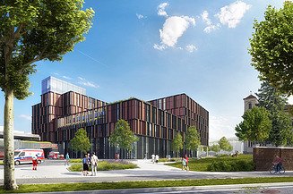 The new central emergency department forms part of the new central hospital building at Klinik Favoriten, one of Wiener Gesundheitsverbund’s largest healthcare construction projects.  