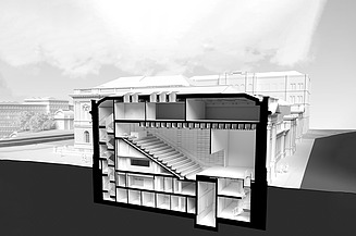 Architekturentwurf für die künftige Spielstätte