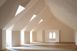 3D-Modell vom neuem Dachgeschoss Rathaus in Straubing.