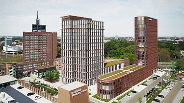 Visualisierung Business Center III im BraWoPark.