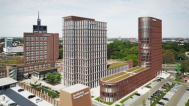 Visualisierung Business Center III im BraWoPark.