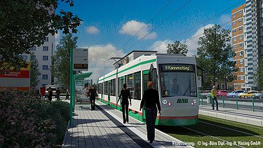 Der STRABAG-Bereich Magdeburg hat den Auftrag für Bauabschnitt 6 der neuen Straßenbahntrasse zwischen Ebendorfer Chaussee und Kannenstieg in Magdeburg erhalten.