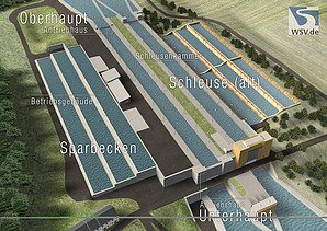 Illustration of the new lock in Kriegenbrunn