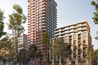 &Amsterdam: STRABAG subsidiary ZÜBLIN constructs three-part building complex with 561 apartments in Amsterdam. 