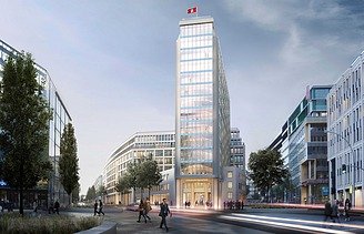 Visualisierung SPRINGER QUARTIER Hamburg.