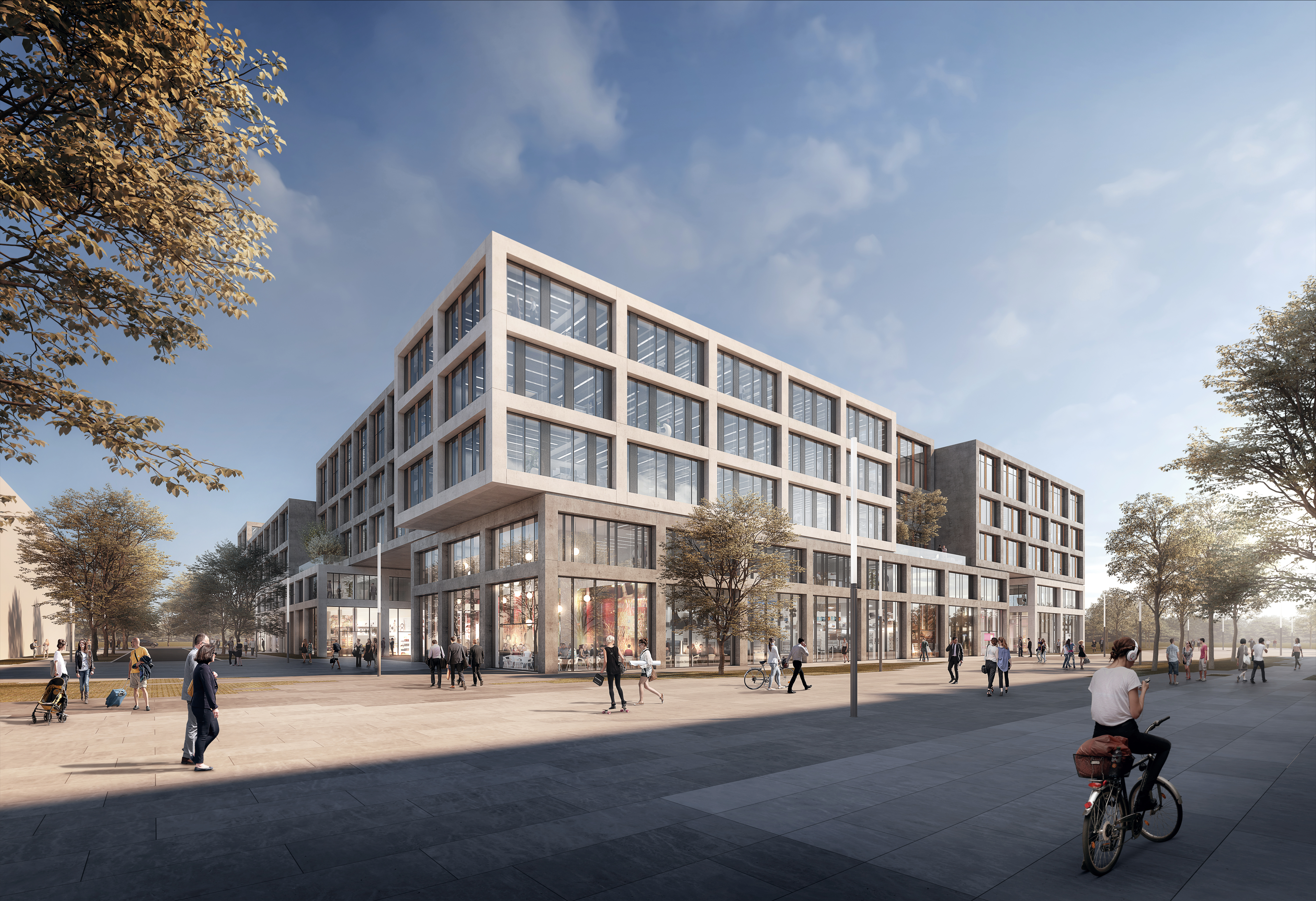  Visualisierung LabCampus mit Blick von außen.