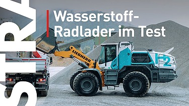 Video-Thumbnail zum Test eines Wasserstoff-Radladers.