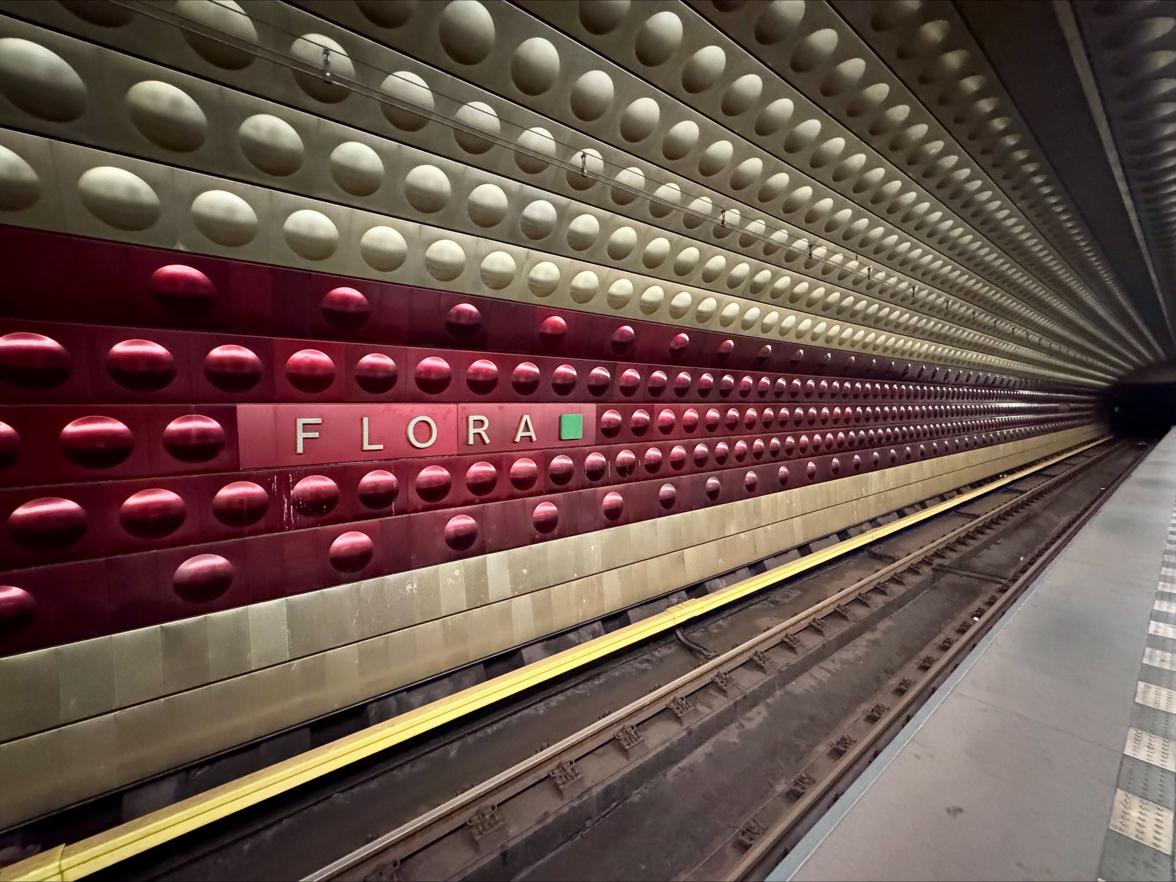 U-Bahn-Station Flora in Prag