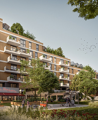 Wohnbau in Wien Projekt Im Terrassengarten