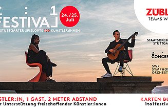 Flyer vom ZÜBLIN sponsort 1:1 CONCERTS.
