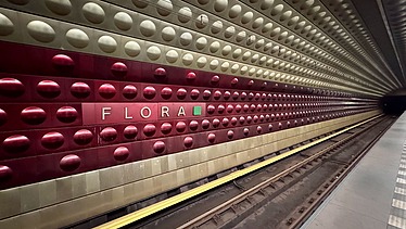 Flora subway station in Prague