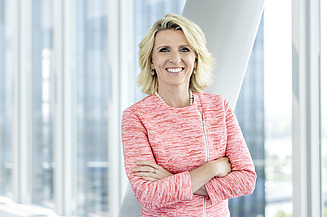 Annette Scheckmann On display is Annette Scheckmann, Head of Division Austria & Member of the Management Board of STRABAG AG