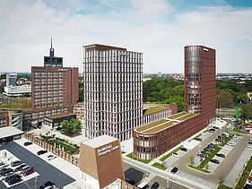 Visualisierung Business Center III im BraWoPark