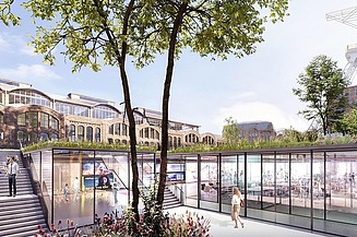 Visualization of the disused Wieczorek coal mine as a technology hub