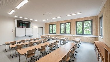 Foto von einem Klassezimmer.