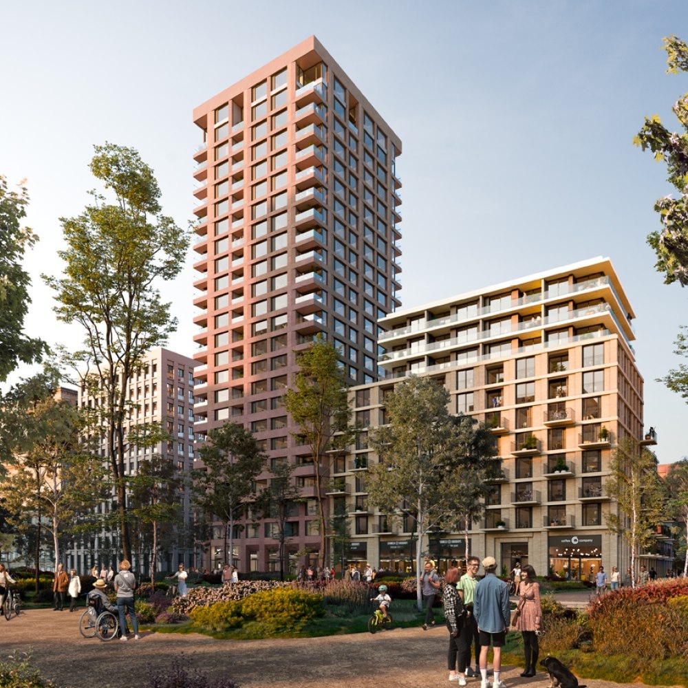 &Amsterdam: STRABAG subsidiary ZÜBLIN constructs three-part building complex with 561 apartments in Amsterdam. 