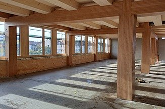 Foto vom Stützen aus Buchenholz.