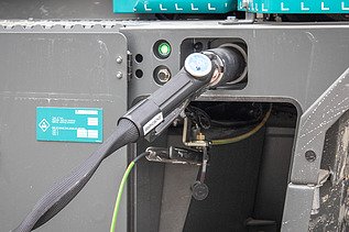 Photo of hydrogen filling station in Gratkorn quarry