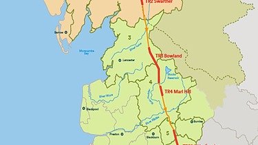 Overview map of the Haweswater Aqueduct Resilience Programme (HARP)