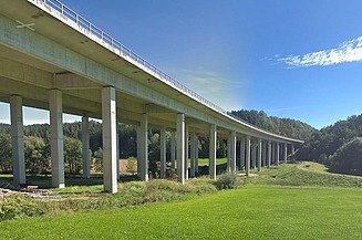 Foto von einer Brücke, A9