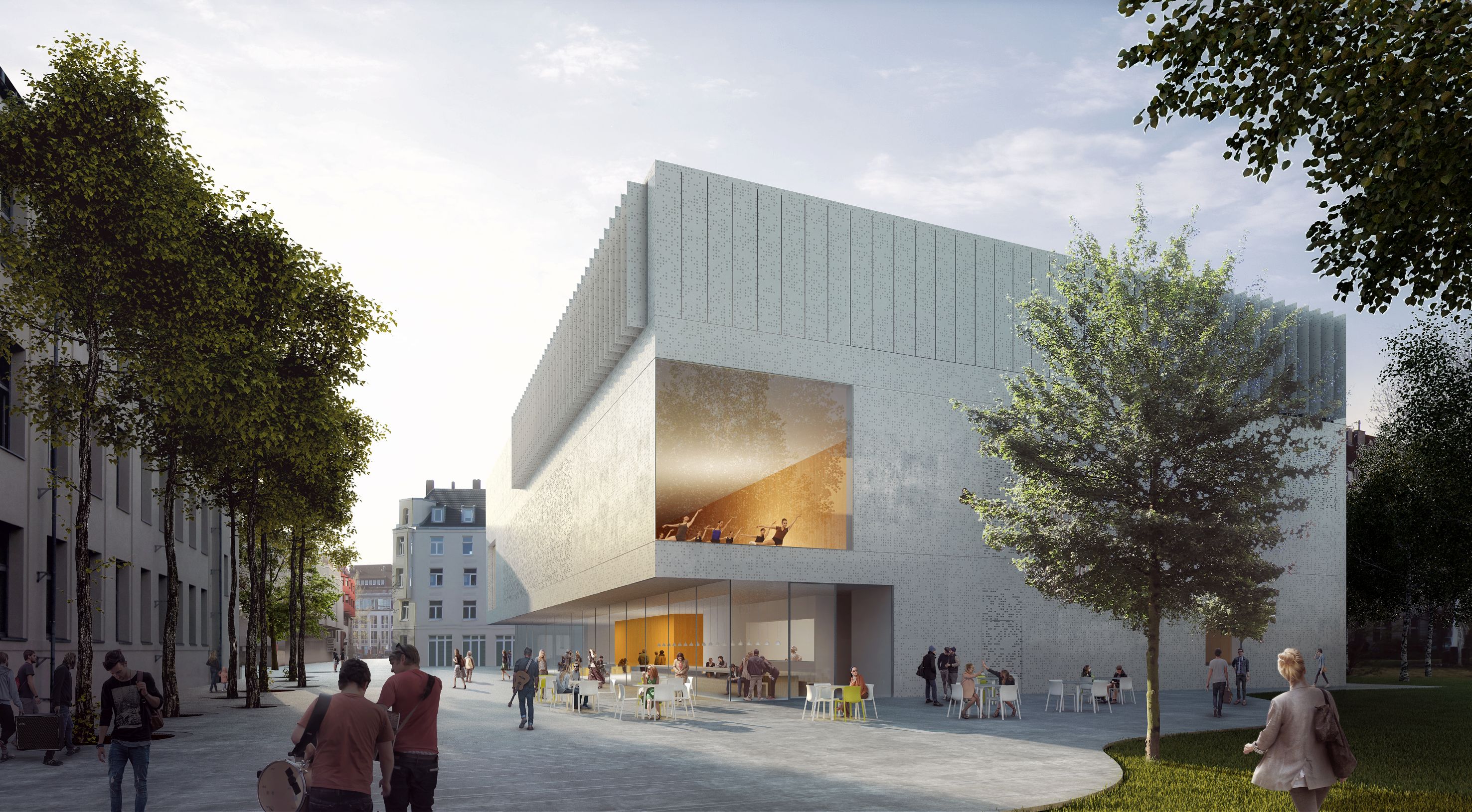 Visualisierung von der Hochschule für Musik und Tanz. 