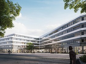 Visualisierung des Westend Office in Berlin.